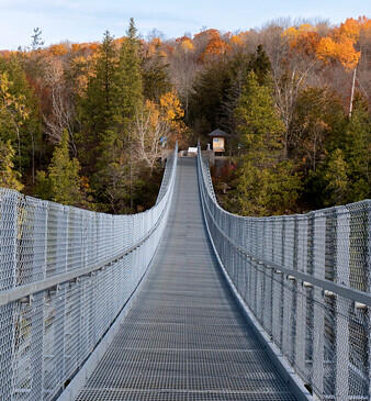 Ramney Gorge Suspension Bridge Ramney Gorge Suspension Bridge | Campbellford | Northumberland County